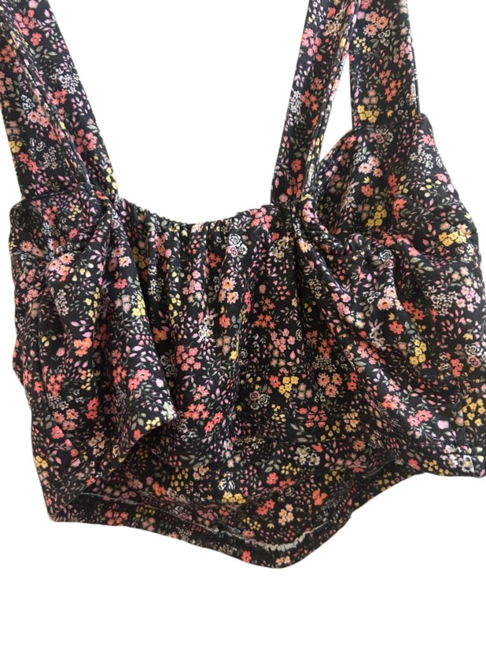 Lulu’s Floral Two Piece Wide Leg Pant Set Size Small - Picture 4 of 16